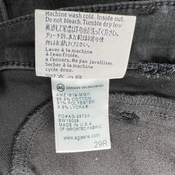 Adriano Goldschmied Jeans Women's Size 29R The Jackie Tuxedo Super Skinny Jeans - Picture 12 of 12